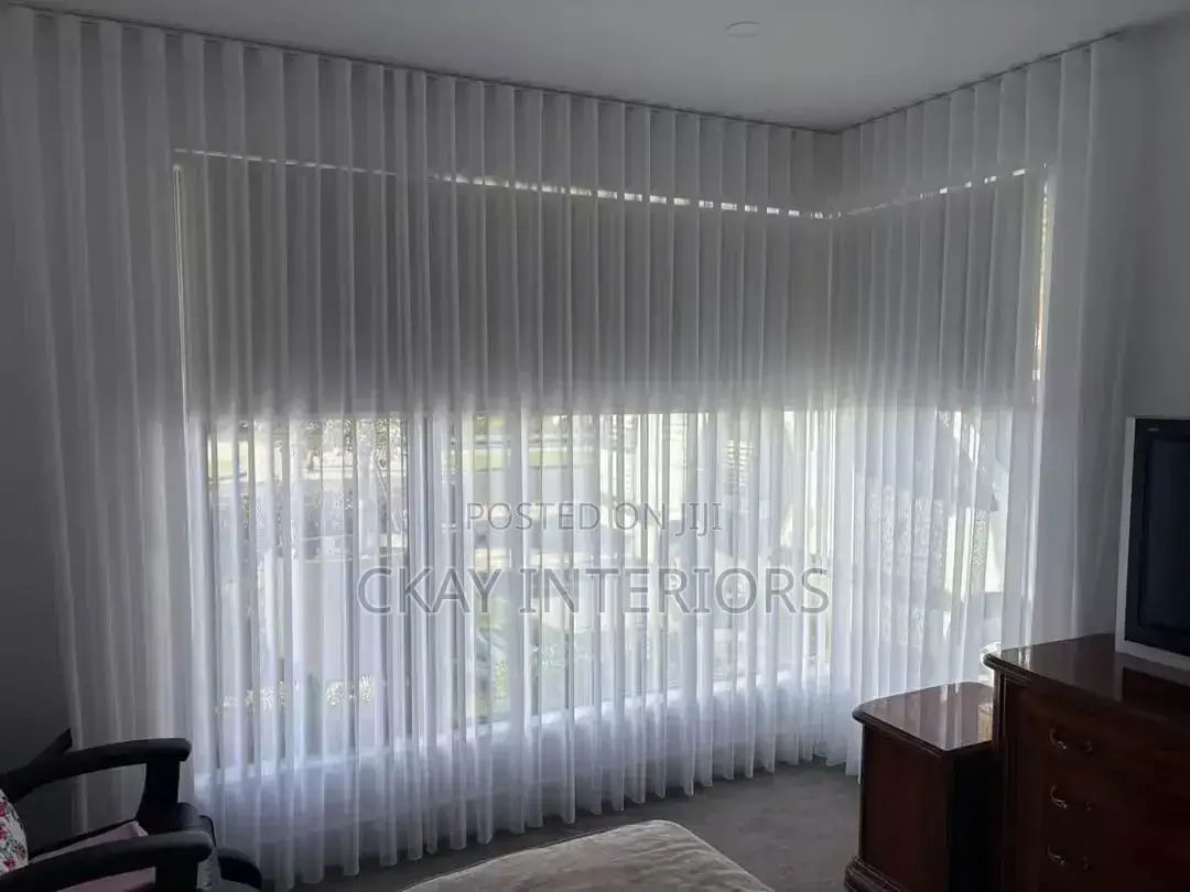 Plain White, Hook Tape Window Sheers