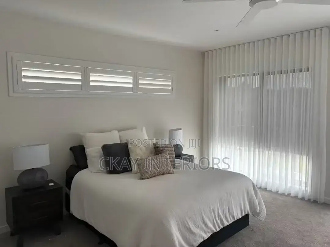 Plain White, Hook Tape Window Sheers