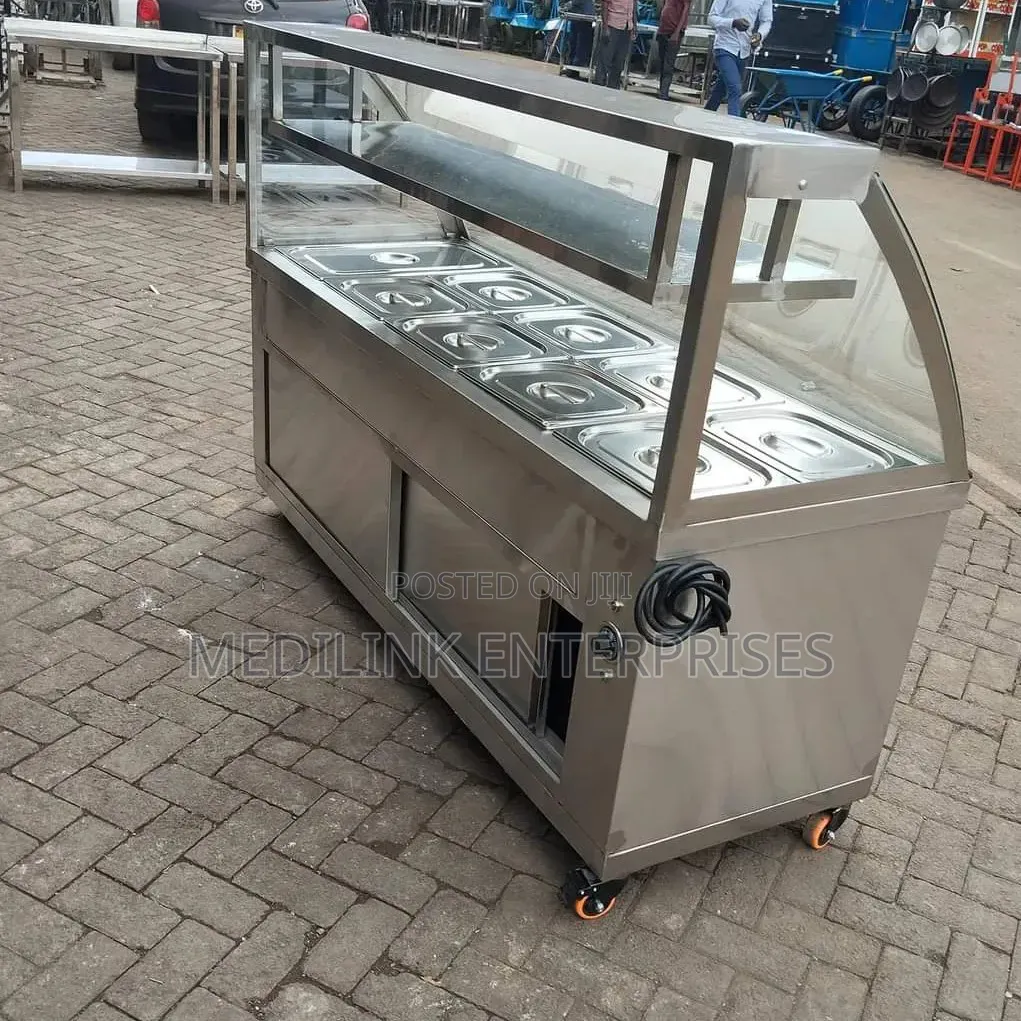 Custom Made 6 Inserts Glasses Food Warmer