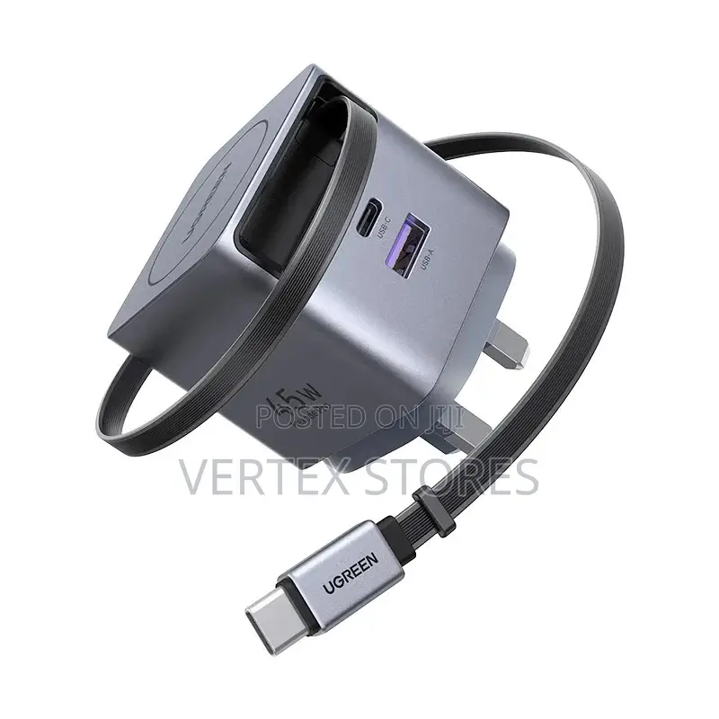 Ugreen X614 45w With 2*USB C 1* USB a Gan Fast Charger Uk