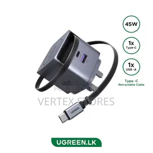 Ugreen X614 45w With 2*USB C 1* USB a Gan Fast Charger Uk