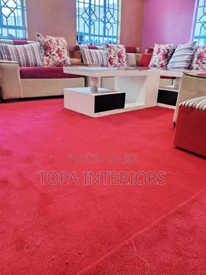 Red Living Room Wall to Wall Flooring Insulation Carpets