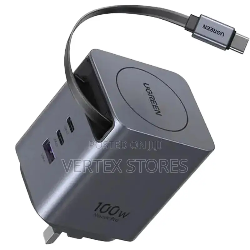 Ugreen X616 100w Gan Fast Charger Uk USB-C + USB-A