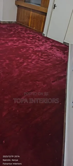 12mm Thick Executive Maroon Wall to Wall Flooring Office Carpets