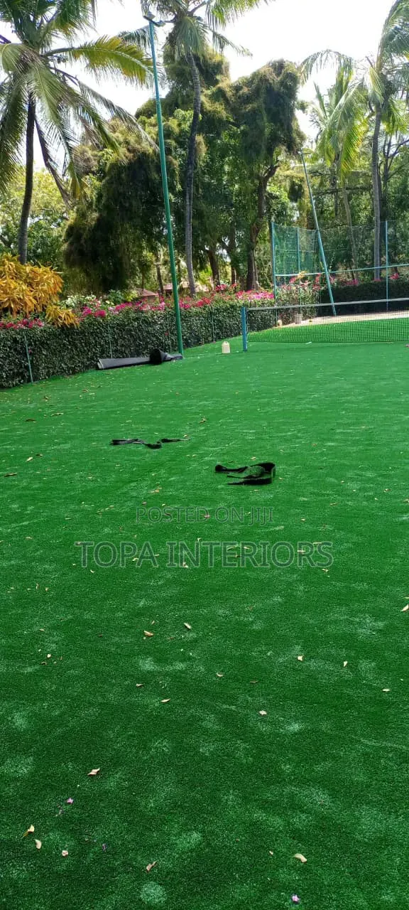 Tennis Court Outdoor Grass Carpets Installation