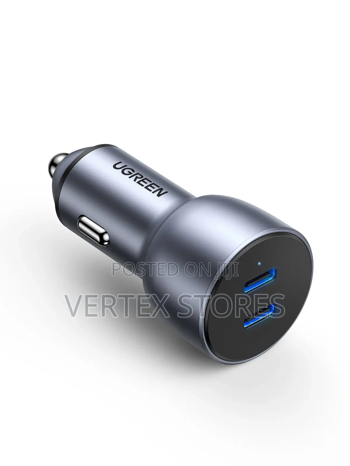 Ugreen 60w Car Charger With 1 USB-C /1* USB a Ports-Cd213
