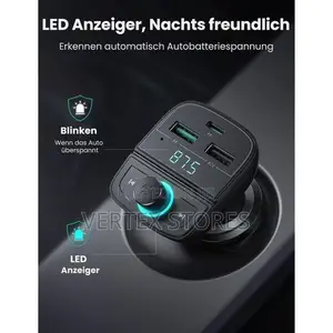 UGREEN Bluetooth Car Charger FM Transmitter 2x USB-C-CD229