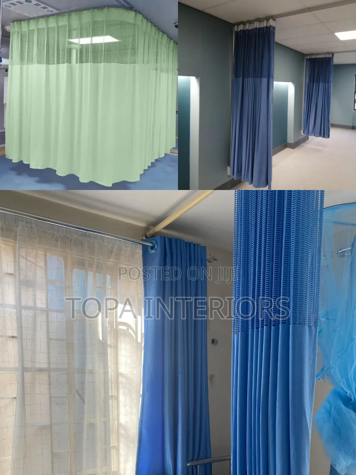 Hospital Ceiling Curtain Track Design Ward Bed Partitioning Curtains