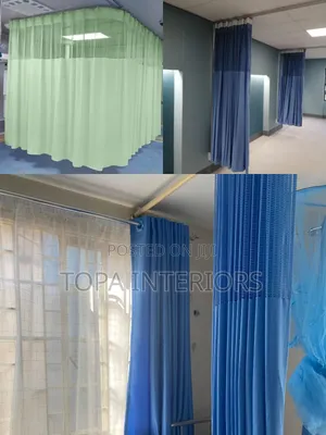 Hospital Ceiling Curtain Track Design Ward Bed Partitioning Curtains