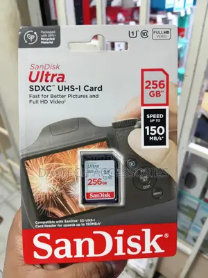 SanDisk Ultra 256GB SDXC UHS-I Memory Card With Speeds Up to 150 MB/s