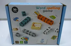 Wooden Spelling Game Educational Alphabet Learning Toy for Kids - Jt