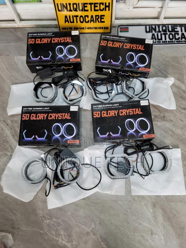 5D Glory Crystal Ring LED Lights 3 Inch 2.5 Inch