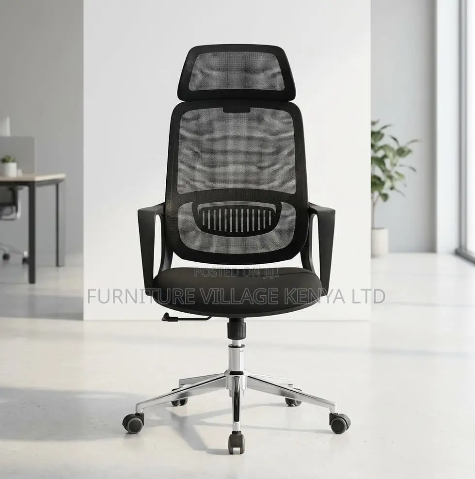 Office Chair; High Back Mesh Ergonomic Office Adjustable Seat