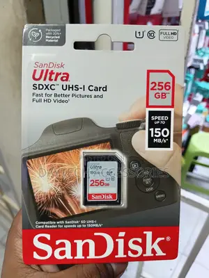 Sandisk 256GB ULTRA SDXC SD 150mb/S Sd Card.