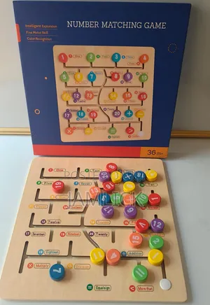 Kids Number Matching Game Educational Maths Learning Toy - Jt