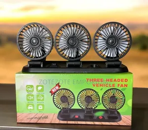 3 Head Rotatable Dashboard Fan