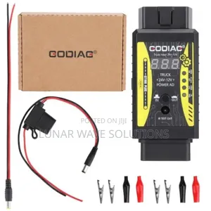 Godiag Truck Adapter OBD II ,Gt106 Plus Stepdown 24v -12v