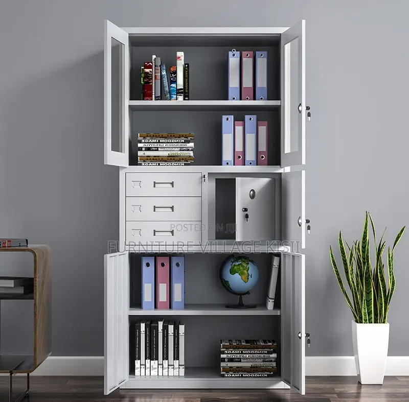 Office Cabinet;Steel Lockable Cabinet With Safe