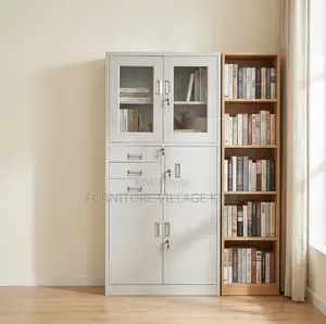 Office Cabinet;Steel Lockable Cabinet With Safe