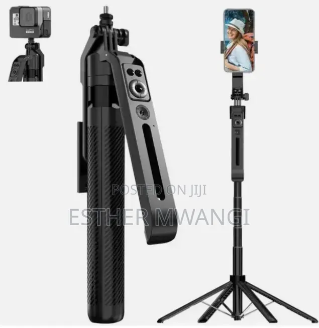AI Tracking Selfie Stick C12 – Stable Selfie Stick Quadrupod