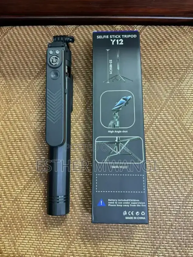 AI Tracking Selfie Stick C12 – Stable Selfie Stick Quadrupod