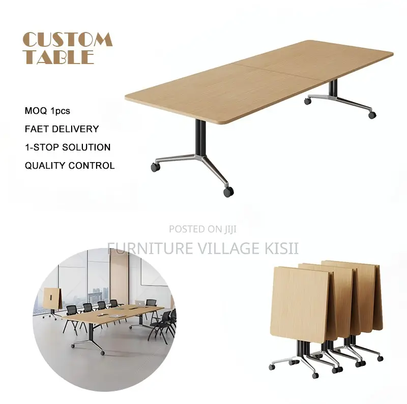 Boardroom Table; Foldable Conference Table 2400mm