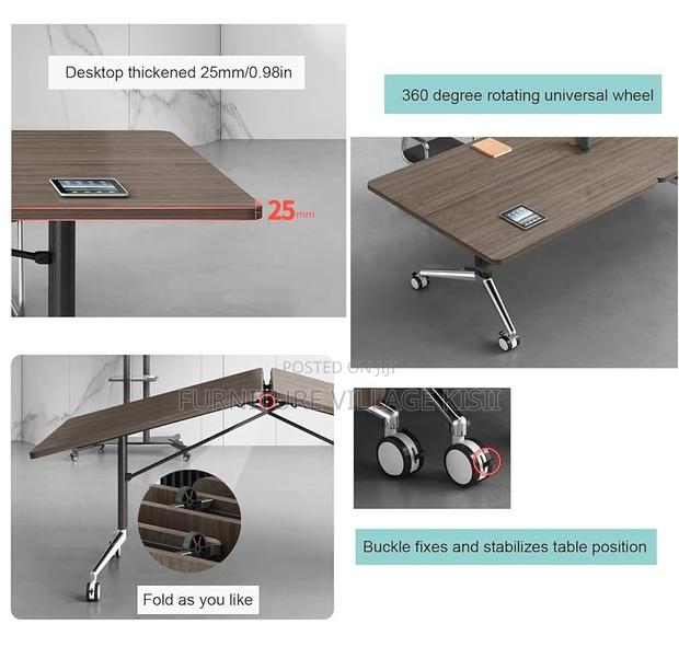 Boardroom Table; Foldable Conference Table 2400mm - thumbnail 6