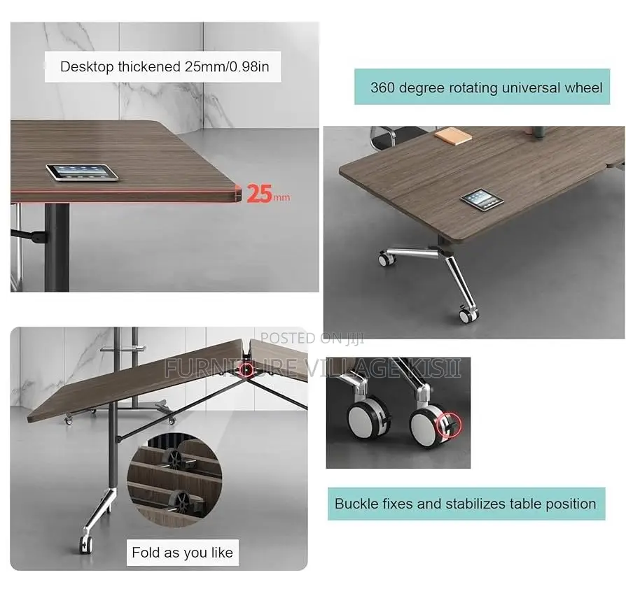 Boardroom Table; Foldable Conference Table 2400mm