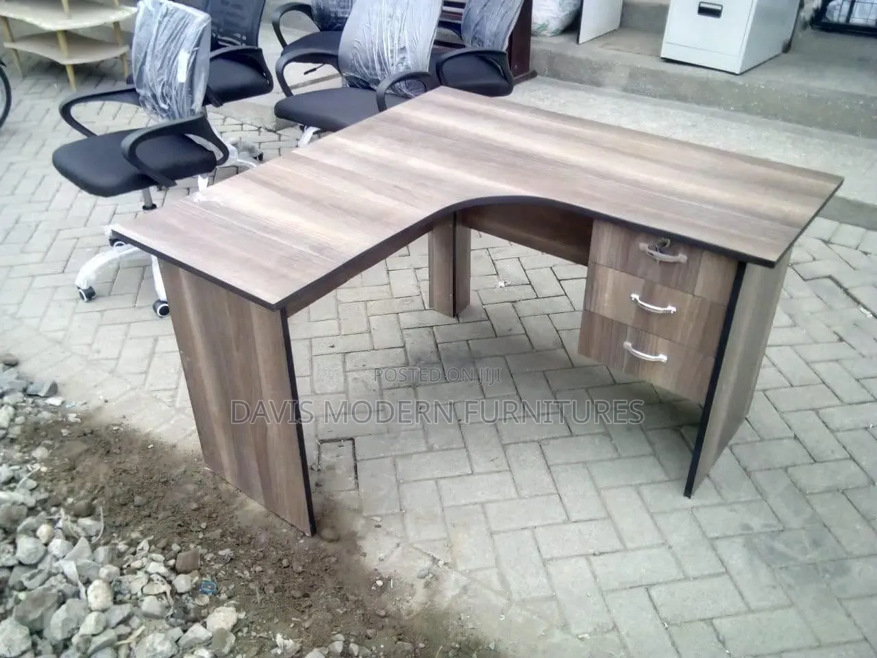 L L-Shaped Executive Office Desk