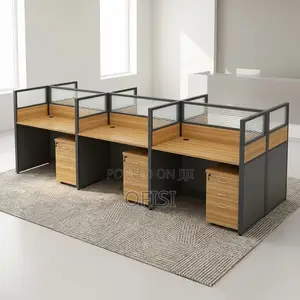 Office Workstation; Six-Person Workstation