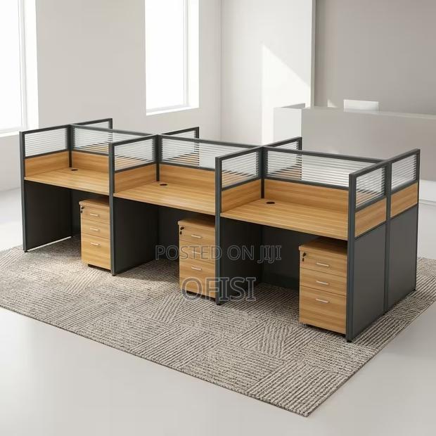 Office Workstation; Six-Person Workstation