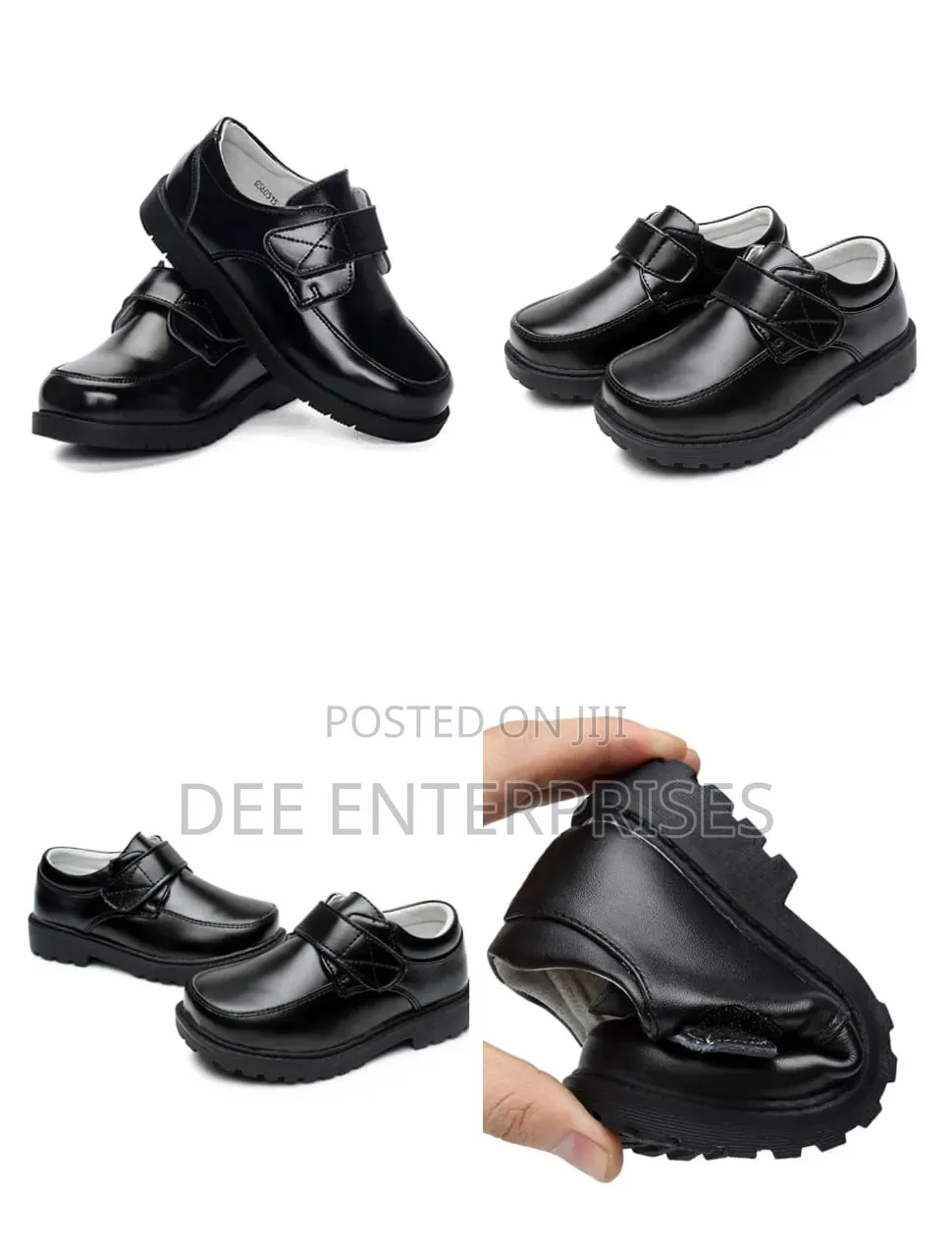 Boys Quality Leather Back to School Shoes
