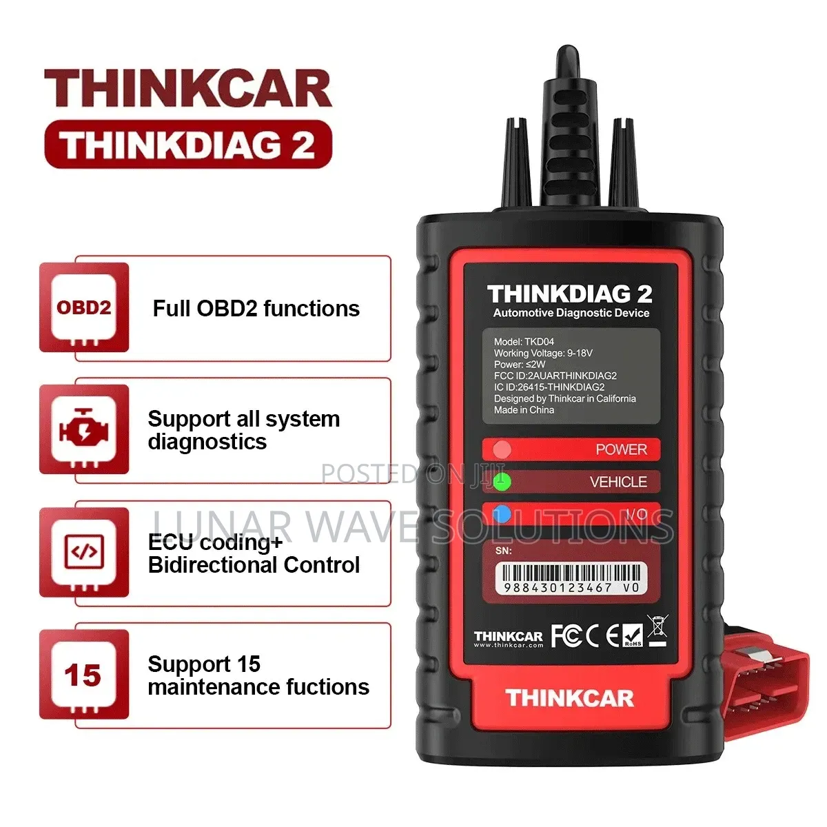 Thinkdiag 2 2026 Vehicle Diagnostic Machine