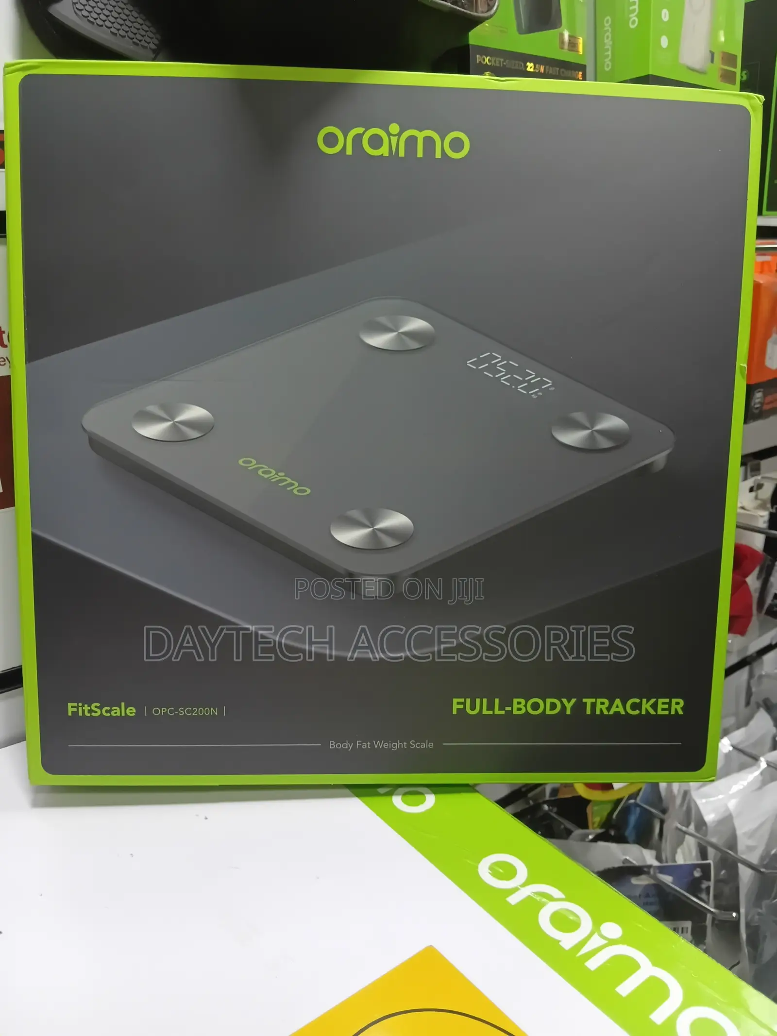 Oraimo FitScale OPC-SC200N Body Fat Weight Scale Full Body Tracker