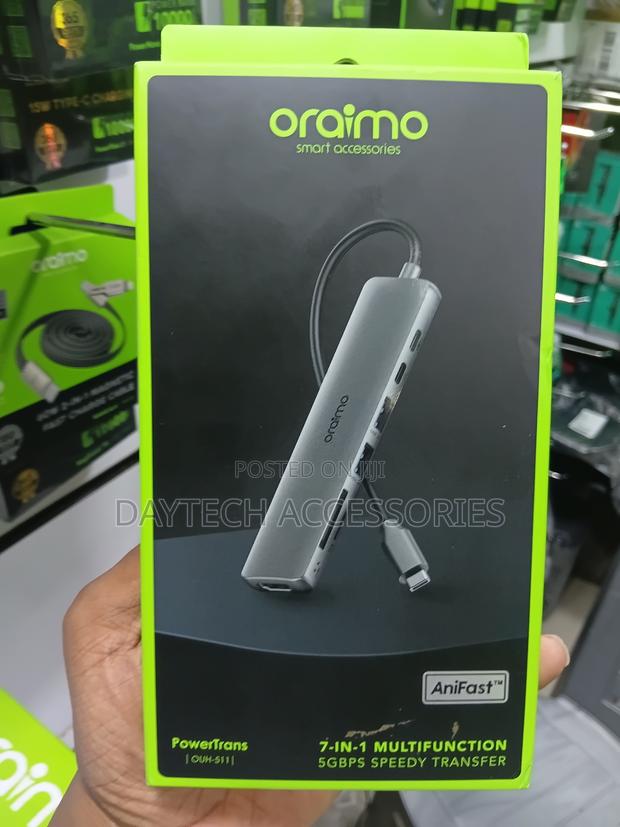 The Oraimo PowerTrans 7-in-1 USB-C Hub (Model OUH-511)