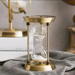 Premium Quality Home Decor Item/) METAL HOURGLASS SandTimer-alp