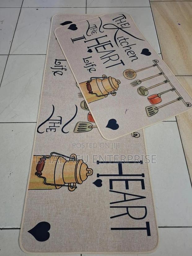 Non-Slip Kitchen Mat Sets (2-Piece) – Runner + Doormat - thumbnail 2