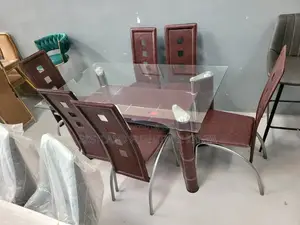 Glass Top Dinning Table Set