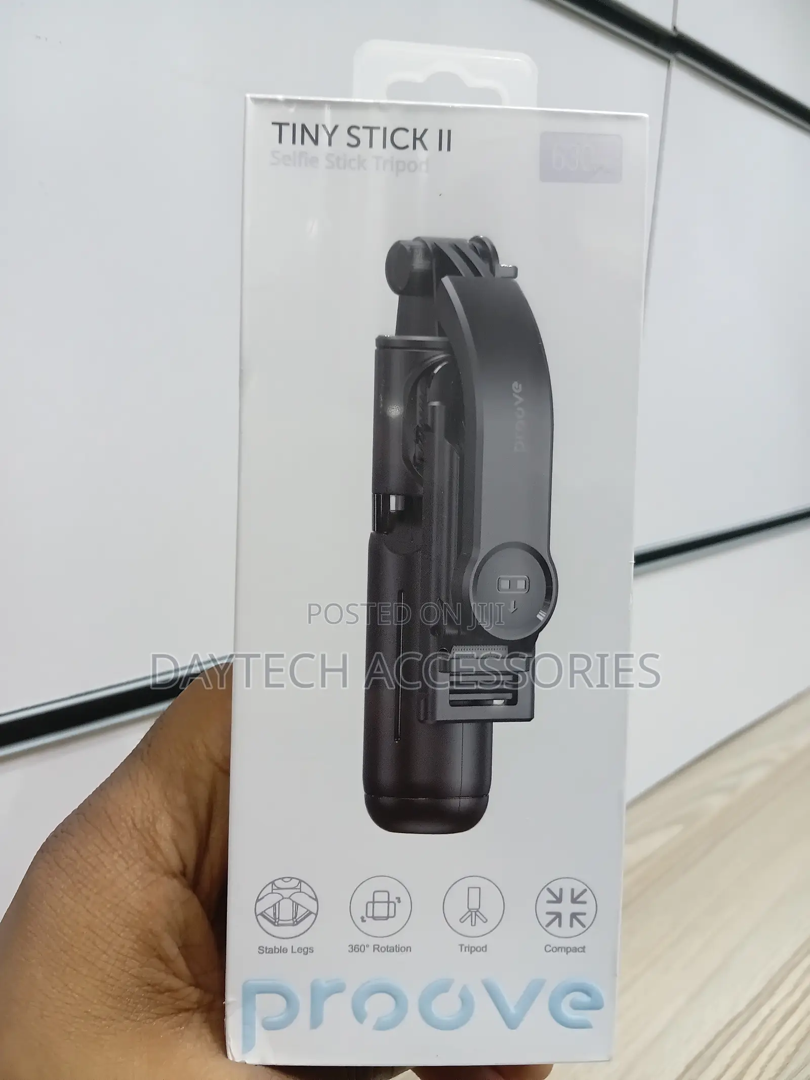 Proove Tiny Stick II 2-in-1 Bluetooth Selfie Stick and Tripod Stand.