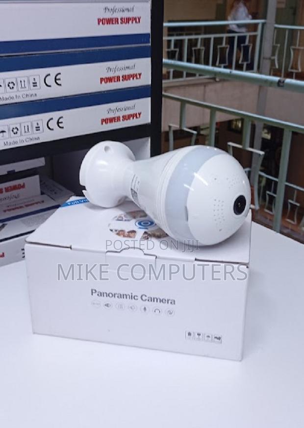 V380 Bulb Light Wireless Panoramic Ip Camera 360 Degree View 960p Hd - main view