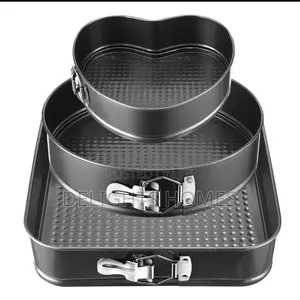 3pcs Cake Moulds/Baking Tins-Alp