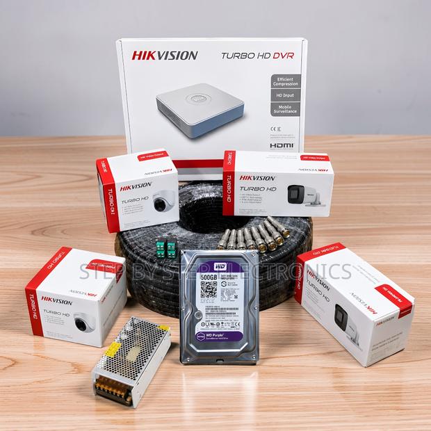 24/7 Surveillance 4 Hikvision 1080P CCTV Cameras Complete System Kit