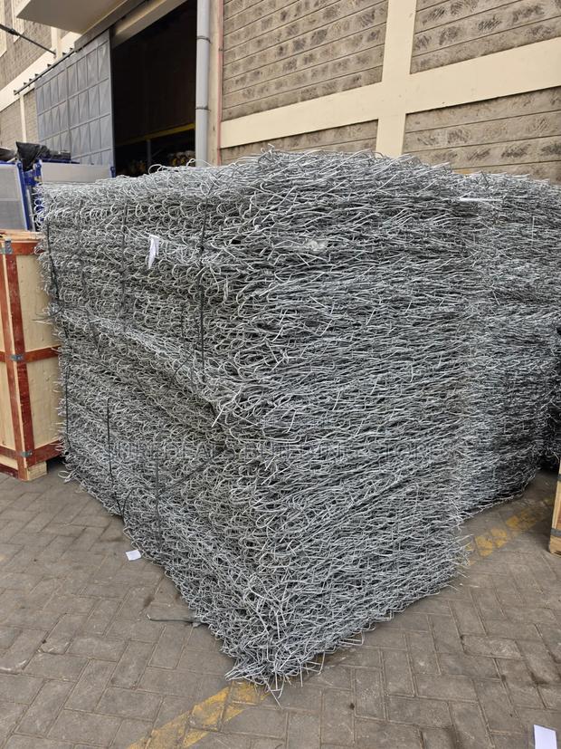 Woven Galvanized Gabion Boxes - 2*1*1mtrs - thumbnail 2