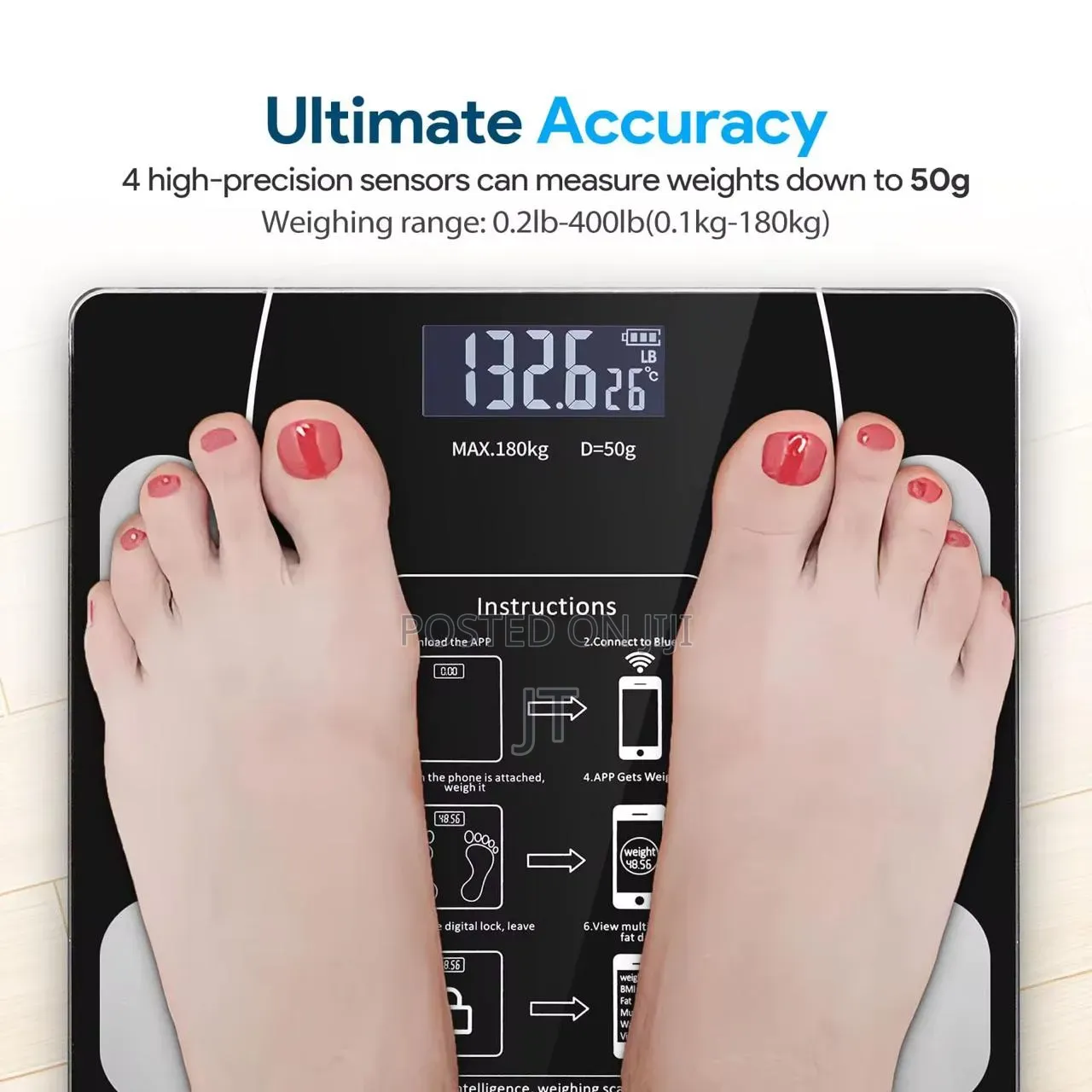 Intelligent Bluetooth Bmi Body Weighing Scale
