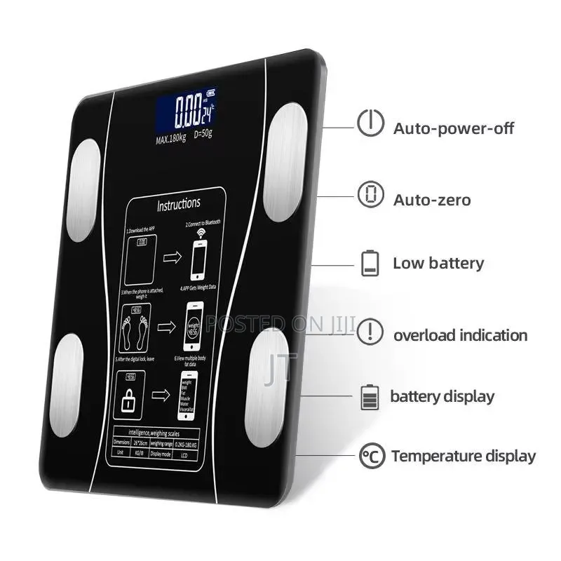 Intelligent Bluetooth Bmi Body Weighing Scale
