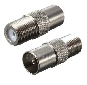 F-Type Socket to Coax RF Plug Adapter