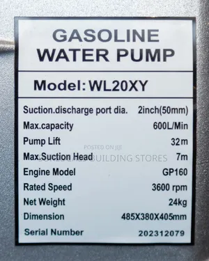 Original! 2” Honda Petrol Water Pump