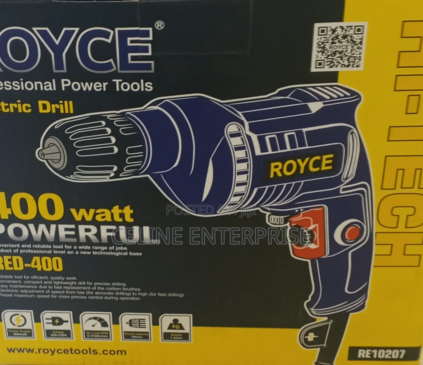 Royce Powerful 400 Watt Electric Hand Drill