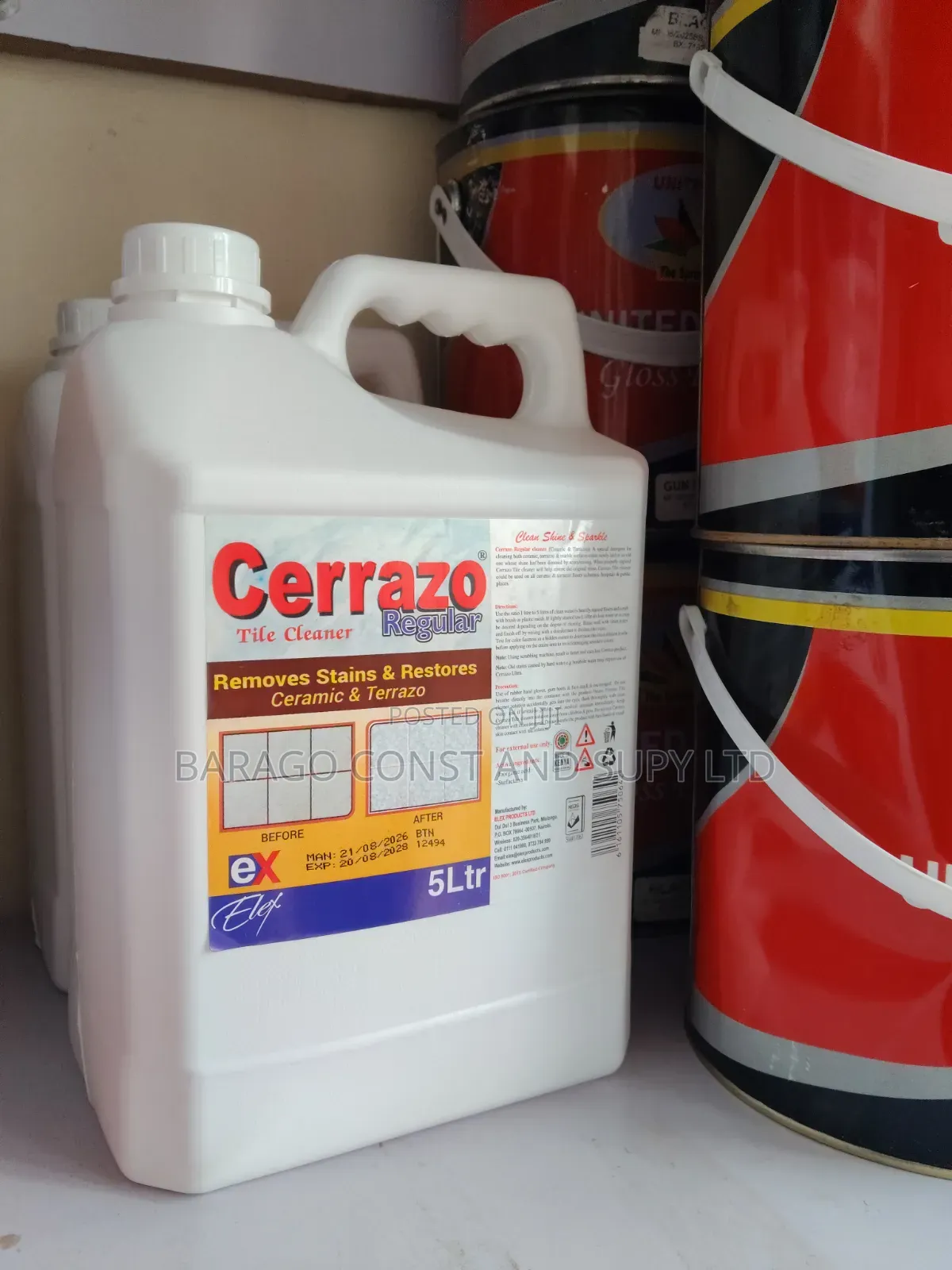 Cerrazo Tile Cleaner 5ltrs