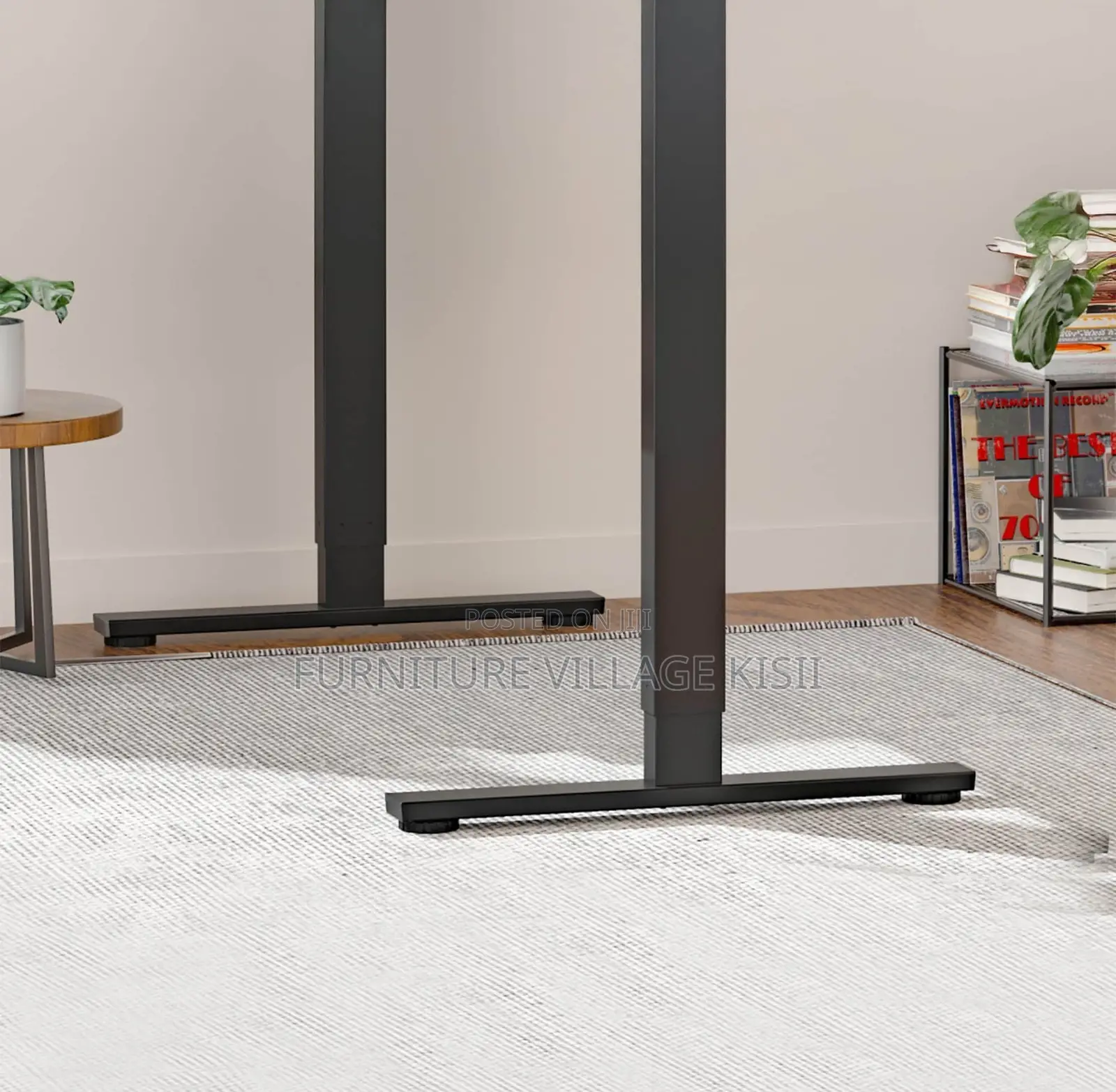 Office Furniture; 120cm Black Electric Adjustable Standing Table